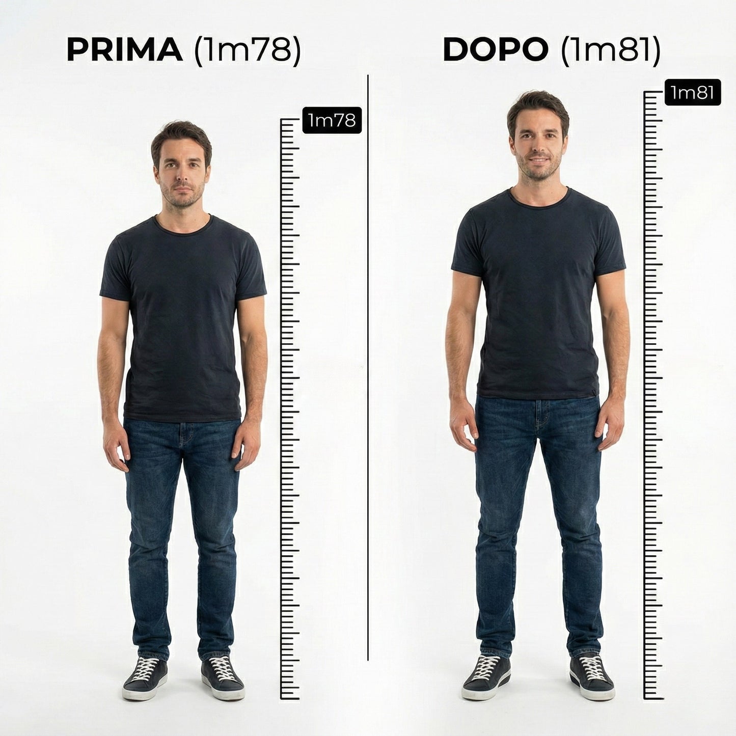Solette  ELEVATE 2.0 - Aumenta di 1,5-3cm Istantaneamente