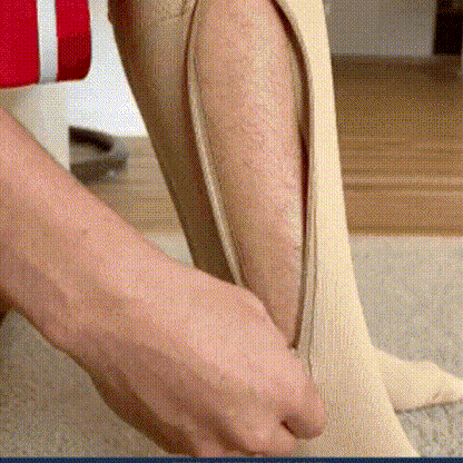 SoleBene Leggera™ - Calze a Compressione Graduata con Zip (Anti-Gonfiore & Facili da Indossare)